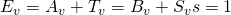 E_v = A_v + T_v = B_v + S_v&s=1